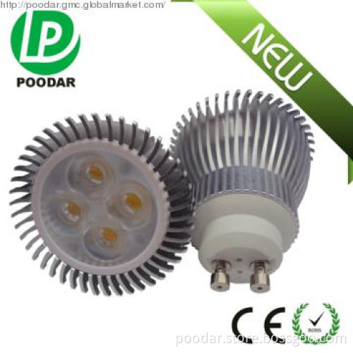 4pcs high power led gu10 spot light 8w 500lm dimmable